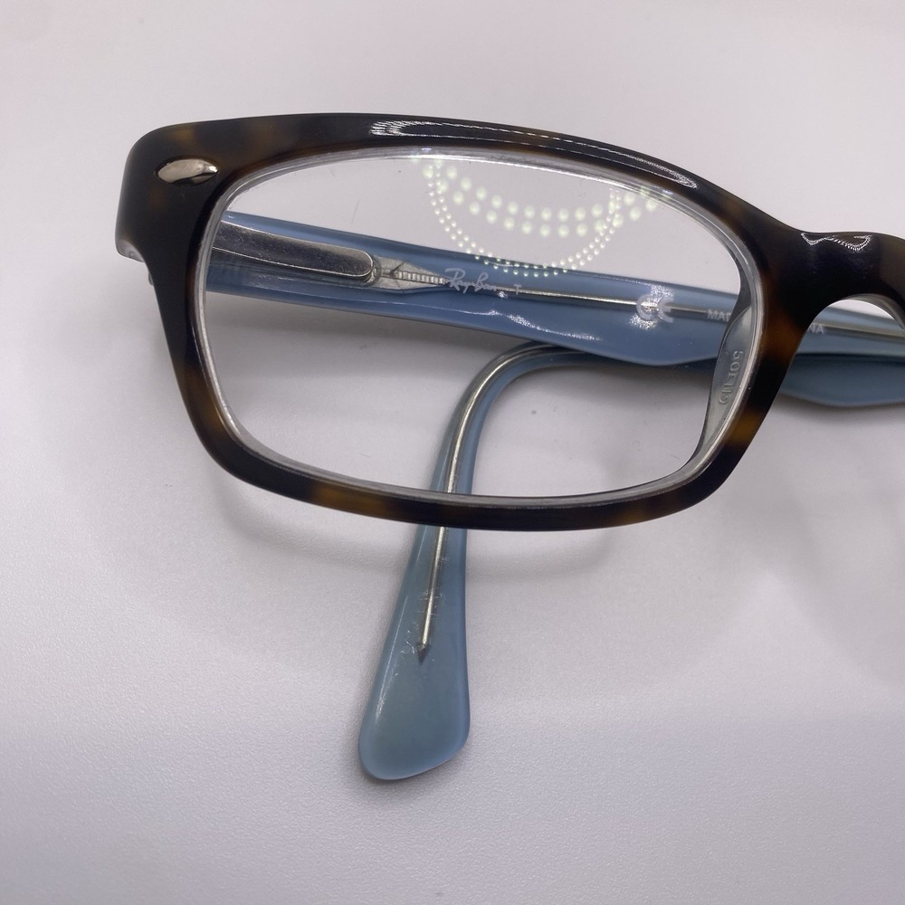 Ray-Ban Eyeglasses Women FRAMES ONLY RB 5150 50-19-135 Brown Tortoise Blue 485 - Picture 6 of 16